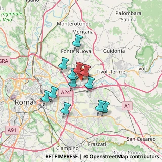 Mappa Viale del Tecnopolo, 00131 Roma RM, Italia (5.6925)