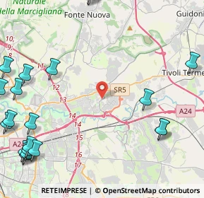 Mappa Viale del Tecnopolo, 00131 Roma RM, Italia (7.171)