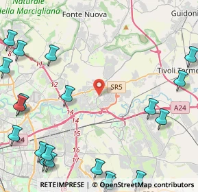 Mappa Viale del Tecnopolo, 00131 Roma RM, Italia (7.064)