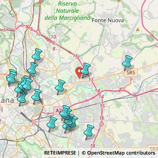 Mappa Via Osimo, 00156 Roma RM, Italia (6.0285)