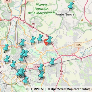 Mappa Via Sarnano, 00156 Roma RM, Italia (6.279)