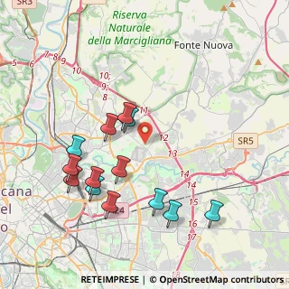 Mappa Via Sarnano, 00156 Roma RM, Italia (4.33538)