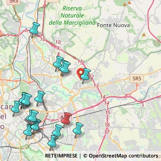 Mappa Via Sarnano, 00156 Roma RM, Italia (6.4025)