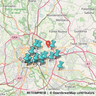 Mappa Via Sarnano, 00156 Roma RM, Italia (7.07)
