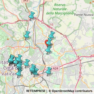 Mappa Via Stromboli, 00141 Roma RM, Italia (5.986)