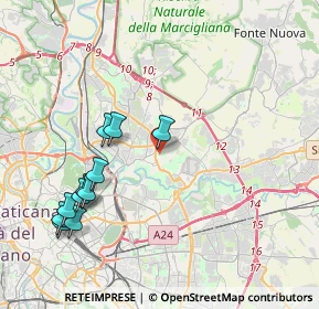 Mappa Viale Rousseau, 00137 Roma RM, Italia (4.65182)