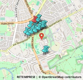 Mappa Viale Rousseau, 00137 Roma RM, Italia (0.322)