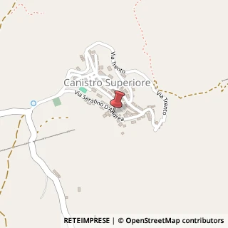 Mappa Via Serafino D'Andrea, 55, 67050 Canistro, L'Aquila (Abruzzo)