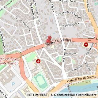 Mappa Via degli Orti della Farnesina, 22, 00135 Roma, Roma (Lazio)