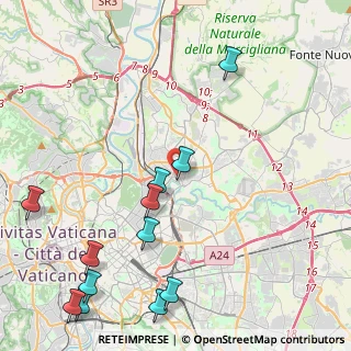 Mappa Via Etna, 00141 Roma RM, Italia (5.94667)