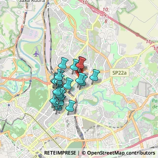 Mappa Via Etna, 00141 Roma RM, Italia (1.419)