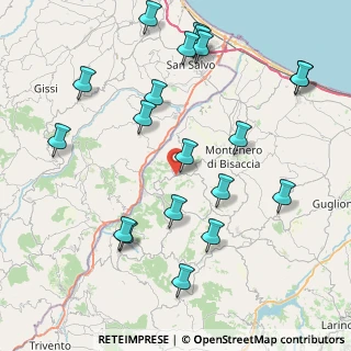 Mappa Via Toscana, 86030 Mafalda CB, Italia (10.038)