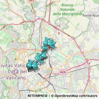 Mappa Via Val di Cogne, 00141 Roma RM, Italia (3.29529)