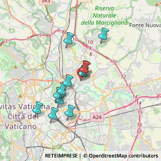 Mappa Via Giannutri, 00141 Roma RM, Italia (3.33833)