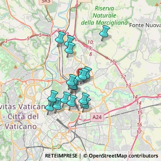Mappa Via Giannutri, 00141 Roma RM, Italia (3.05706)