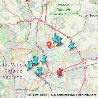 Mappa Via Giannutri, 00141 Roma RM, Italia (3.97385)