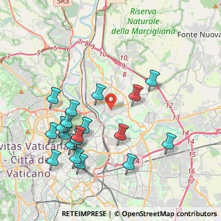 Mappa Via Giannutri, 00141 Roma RM, Italia (4.49105)