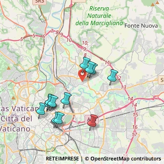 Mappa Via Giovanni Pontano, 00141 Roma RM, Italia (4.07154)