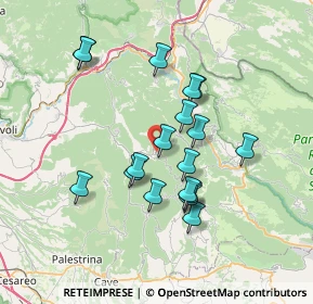 Mappa 00025 Gerano RM, Italia (6.65333)