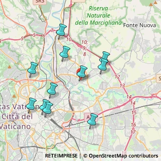 Mappa Via Emilio de Marchi, 00141 Roma RM, Italia (4.33182)