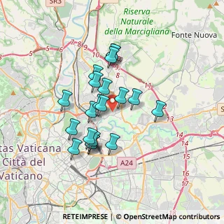 Mappa Via Emilio de Marchi, 00141 Roma RM, Italia (2.9915)