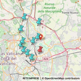 Mappa Via Emilio de Marchi, 00141 Roma RM, Italia (4.09182)