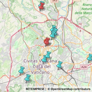 Mappa Via Sutri, 00191 Roma RM, Italia (4.60769)