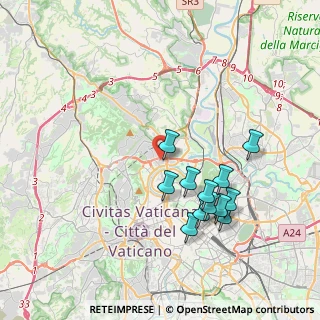 Mappa Via Sutri, 00191 Roma RM, Italia (3.90417)