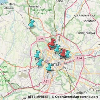Mappa Via Sutri, 00191 Roma RM, Italia (5.36273)