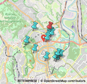 Mappa Via Sutri, 00191 Roma RM, Italia (1.42733)