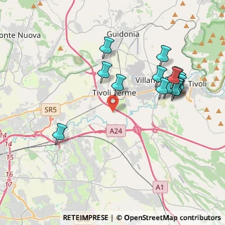 Mappa Via Gerolamo Frescobaldi, 00019 Tivoli RM, Italia (4.432)