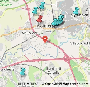 Mappa Via Gerolamo Frescobaldi, 00019 Tivoli RM, Italia (2.38909)