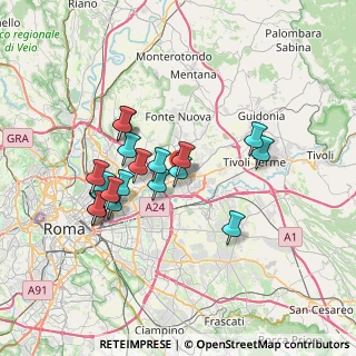 Mappa Via Roiate, 00199 Roma RM, Italia (6.768)