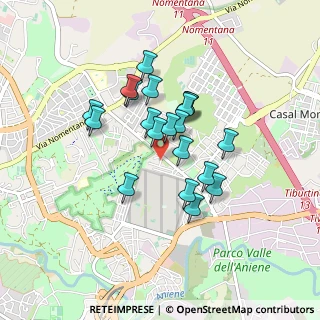Mappa Via Antonio Provolo, 00156 Roma RM, Italia (0.7135)