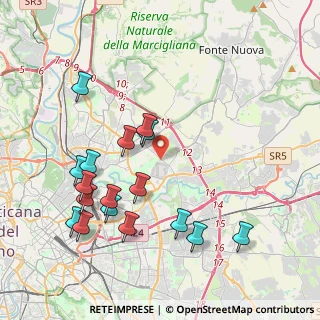 Mappa Via Antonio Provolo, 00156 Roma RM, Italia (4.60588)