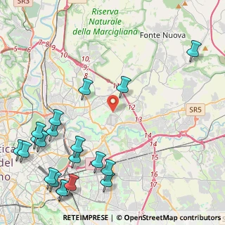 Mappa Via Antonio Provolo, 00156 Roma RM, Italia (6.4335)