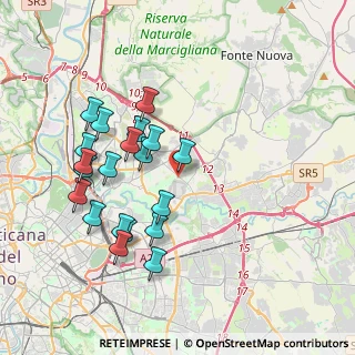 Mappa Via Antonio Provolo, 00156 Roma RM, Italia (3.983)