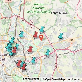 Mappa Via Antonio Provolo, 00156 Roma RM, Italia (6.155)