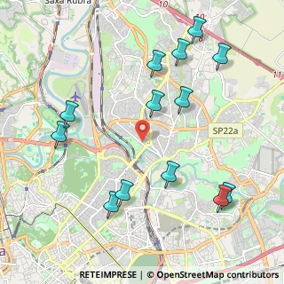 Mappa Via Valle Martello, 00141 Roma RM, Italia (2.49154)