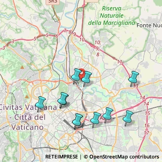Mappa Via Valle Martello, 00141 Roma RM, Italia (4.56818)