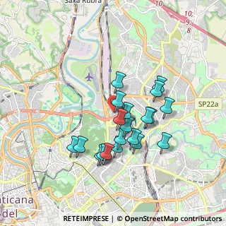 Mappa Largo Temistocle Solera, 00199 Roma RM, Italia (1.6325)