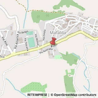 Mappa Via Galileo Galilei, 2, 86030 Mafalda, Campobasso (Molise)