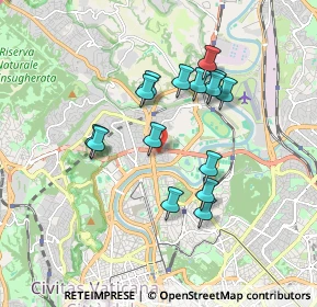 Mappa Via Agostino Bassi, 00191 Roma RM, Italia (1.636)