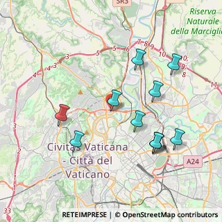 Mappa Via del Foro Italico, 00191 Roma RM, Italia (4.15727)