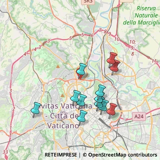 Mappa Via del Foro Italico, 00191 Roma RM, Italia (3.93333)