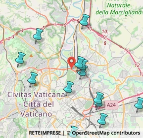 Mappa Riserva Naturale della Valle dell'Aniene, 00197 Roma RM, Italia (5.24857)