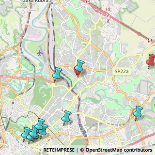Mappa Via Val Senio, 00141 Roma RM, Italia (3.66455)