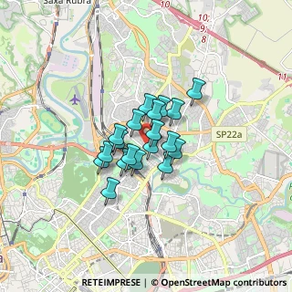 Mappa Via Val Senio, 00141 Roma RM, Italia (1.05632)