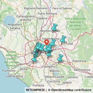 Mappa Via Fabriano, 00156 Roma RM, Italia (10.075)