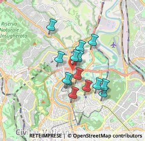 Mappa Area di Servizio Agip, 00191 Roma RM, Italia (1.36143)